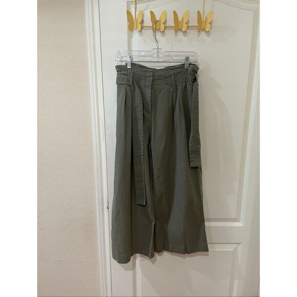 BCBG Max Azria wide leg paper bag culottes size small - Picture 5 of 5